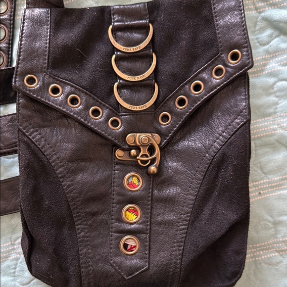 Black Belt with Gold-Toned Hardware and Decorative Elements - Picture 4 of 5